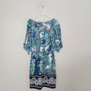 Women's Muse Paisley Print Dress Sz 2
